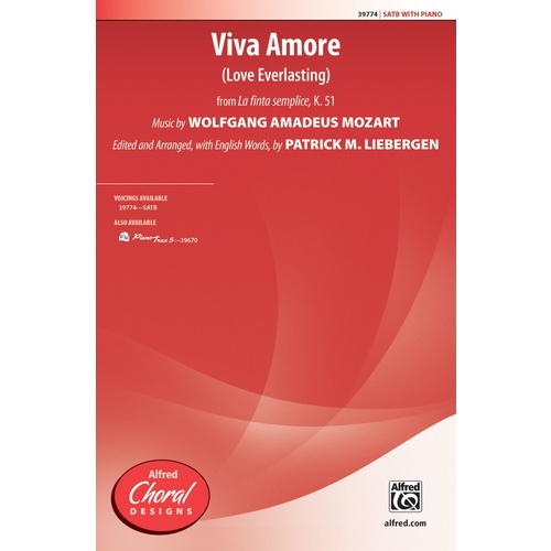 Viva Amore SATB Choral Sheet Music