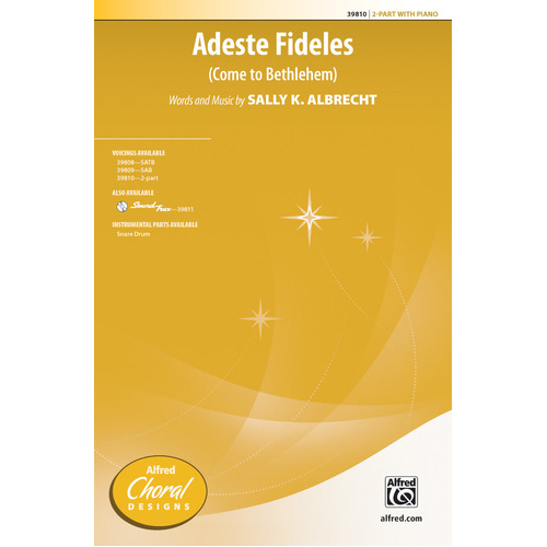 Adeste Fideles SA Choral Sheet Music