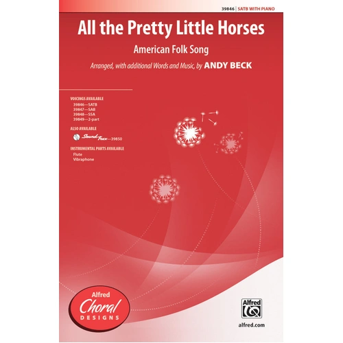 All the Pretty Little Horses SATB Choral Sheet Music