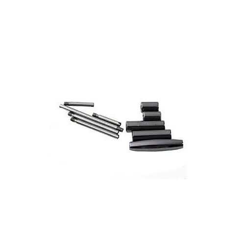 Saxophone Black Roller Set (5 Piece with Screws) for Alto