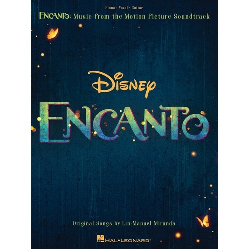 Encanto Movie Soundtrack PVG Songbook by Lin-Manuel Miranda - Piano, Vocal & Guitar, 9 Songs, 96 Pages, Includes Color Artwork