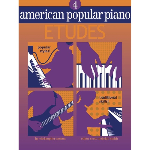 American Popular Piano Etudes Lvl 4 (Softcover Book)