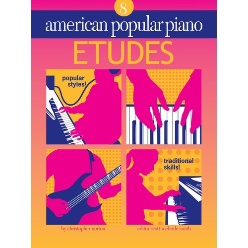 American Popular Piano Etudes Lvl 8 (Softcover Book)