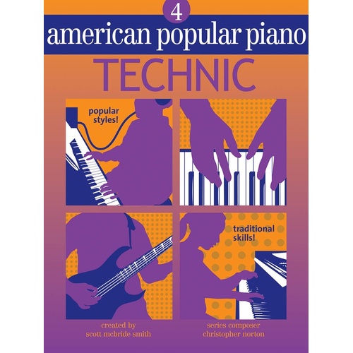 American Popular Piano Technic Lvl 4 (Softcover Book)