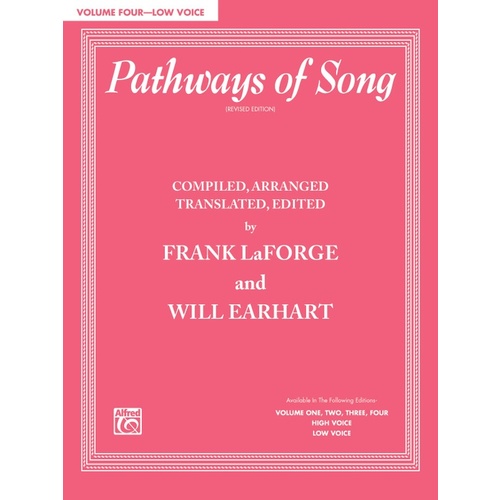 Pathways Of Song Volume 4 Book/CD Low