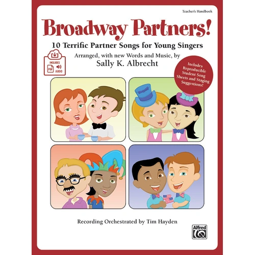 Broadway Partners Vocal Sheet Music BK/CD