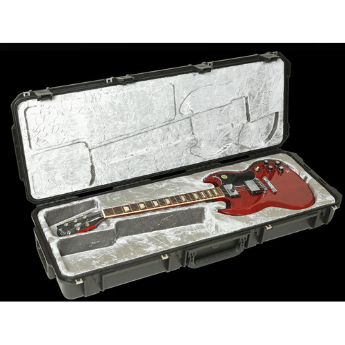 SKB iSeries 4214-61 SG Style Waterproof Flight Case with Plush Interior and TSA Approved Locks