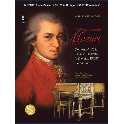 Mozart - Piano Concerto No 26 K 537 Book/2CD (Softcover Book/CD)