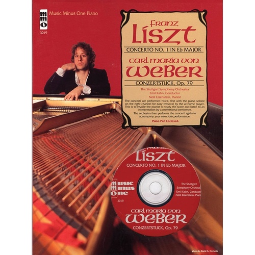 Listz - Concerto No 1 and Weber - Konzertstuck Op 79 Book/CD (Softcover Book/CD)
