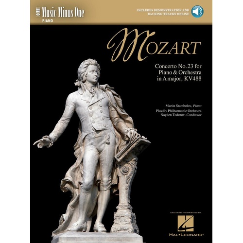 Mozart - Piano Concerto No 23 K 488 Book/2CD (Softcover Book/CD)