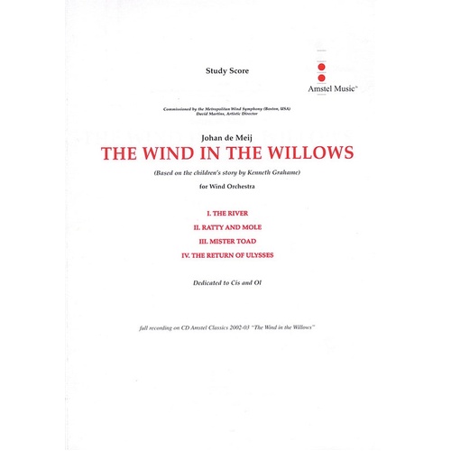 Wind In The Willows Study Score