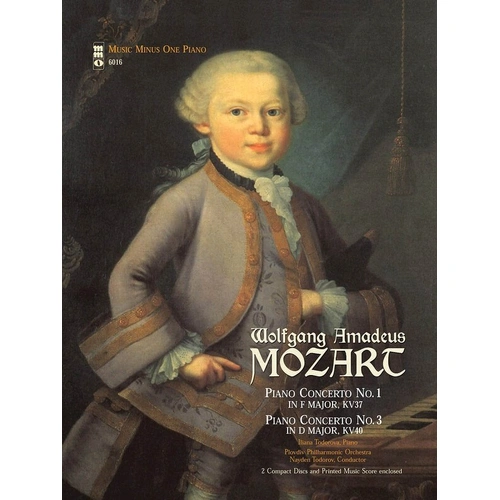 Mozart - Piano Concerto No 1 K 37 & No 3 K 40 with Music Score & 2 CDs