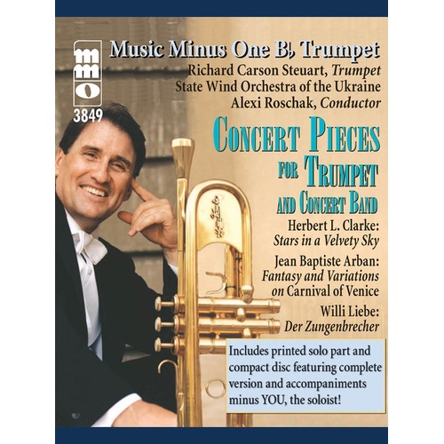 Concert Pieces For Trumpet And Concert Band (Softcover Book/CD)
