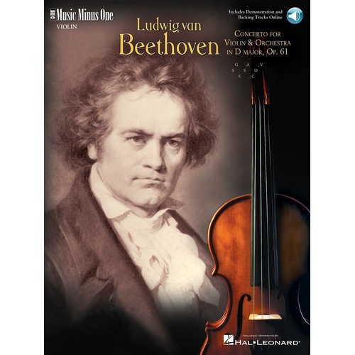 Beethoven - Violin Concerto Op 61 Book/2CD (Softcover Book/CD)