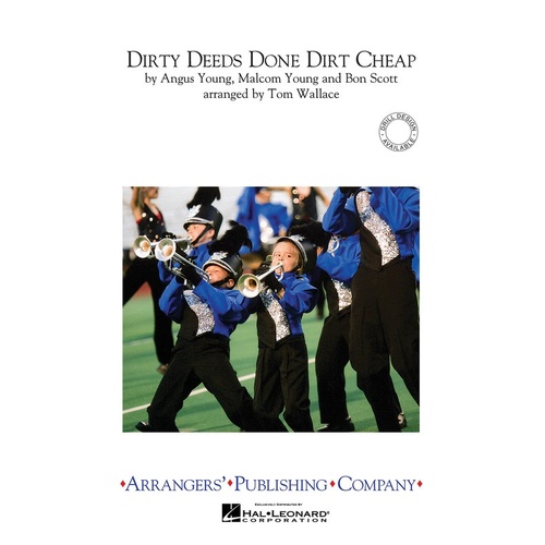 Dirty Deeds Done Dirt Cheap Marching Band 3 Score/Parts