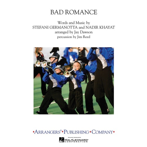 Bad Romance Marching Band (Music Score/Parts)
