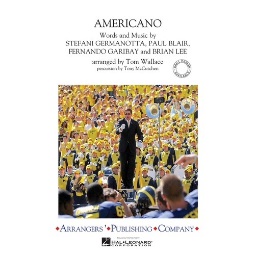 Americano Score/Parts Marching Band 3 (Music Score/Parts)