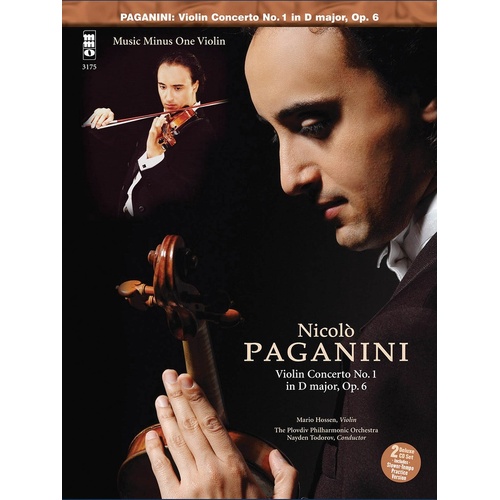 Paganini - Violin Concerto No 1 Op 6 Book/2CD (Softcover Book/CD)