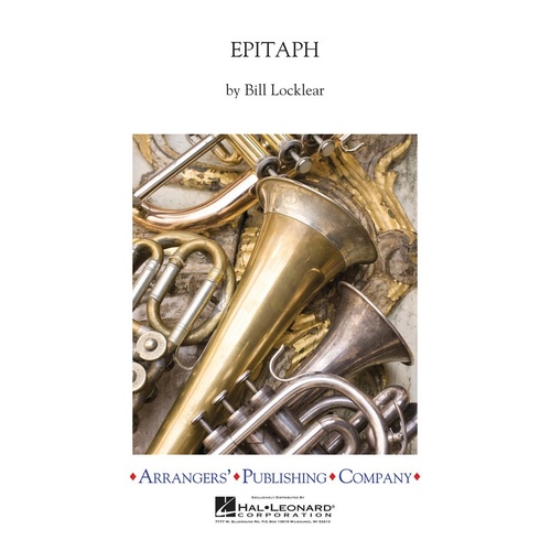 Epitaph Concert Band 3 (Music Score/Parts)