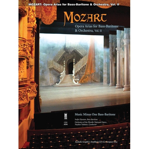 Mozart - Opera Arias Bass Baritone Vol 2 Book/CD (Softcover Book/CD)
