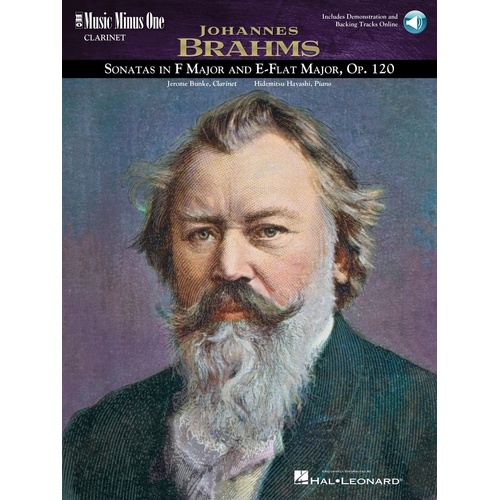Brahms - Clarinet Sonatas F Min/E Flat Op 120 Book/2CD (Softcover Book/CD)