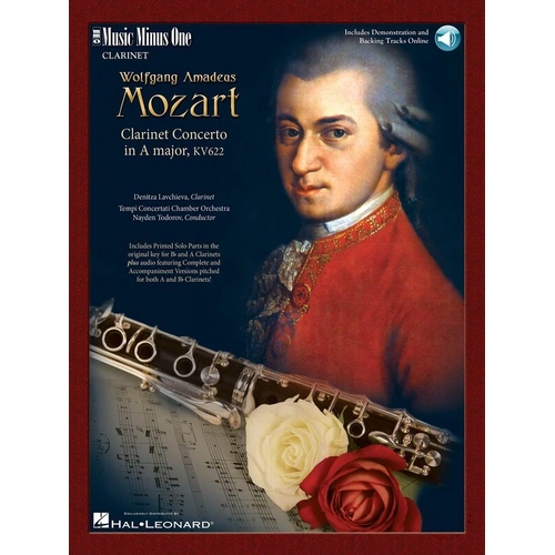 Mozart - Clarinet Concerto in A Major K. 622 with Audio Access, Music Minus One
