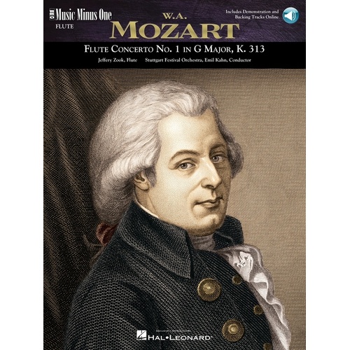 Mozart - Flute Concerto No 1 G K 313 Book/2CD (Softcover Book/CD)
