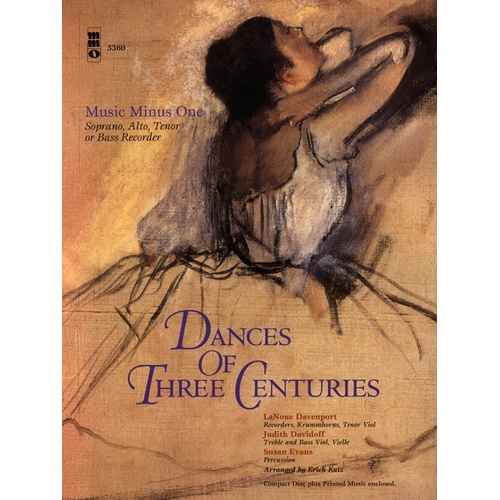 Dances Of Three Centuries Recorder Book/CD (Softcover Book/CD)