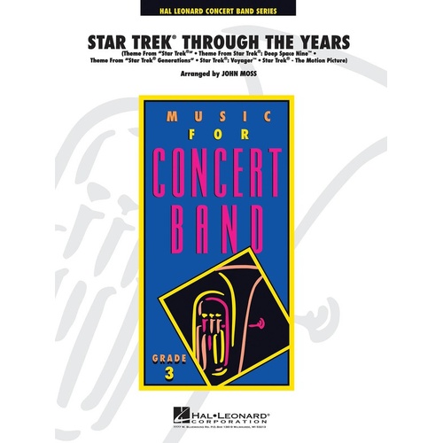 Star Trek Through The Years Concert Band 3 (Music Score/Parts)