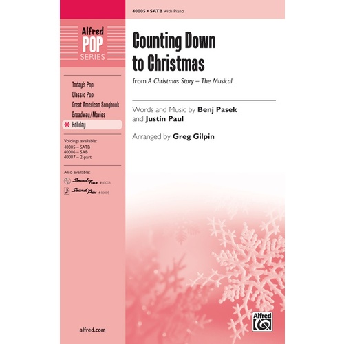 Counting Down To Christmas SATB