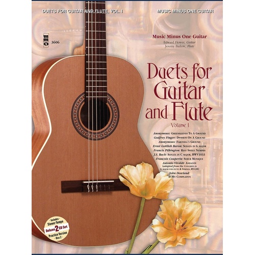 Duets For Guitar And Flute Vol 1 Book/2CD (Softcover Book/CD)