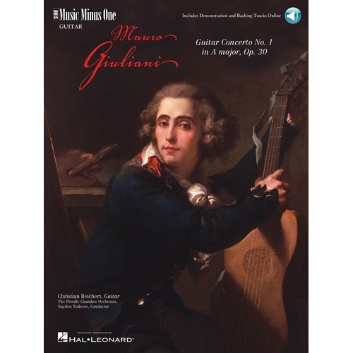 Giuliani - Guitar Concerto No 1 Op 30 Book/2CD (Softcover Book/CD)