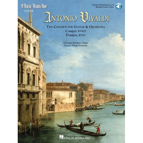 Vivaldi - 2 Concerti For Guitar Rv 425 and Rv 93 Book/CD (Softcover Book/CD)