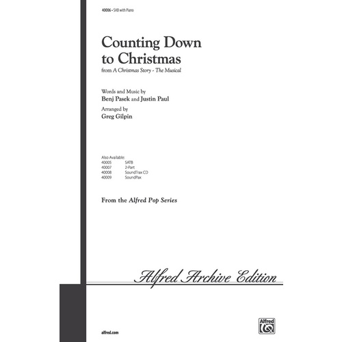 Counting Down To Christmas SAB