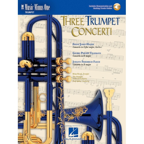 Three Trumpet Concerti Book/2CD (Softcover Book/CD)