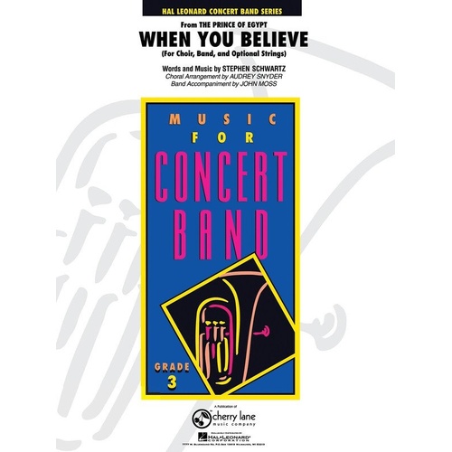 When You Believe CB3 SC/PTS Opt Choir String