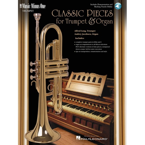 Classic Pieces For Trumpet and Organ Book/2CD (Softcover Book/CD)