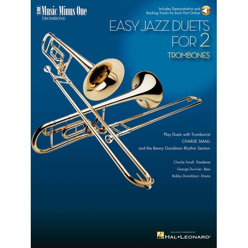 Easy Jazz Duets For 2 Trombones and Rhythm Book/CD (Softcover Book/CD)