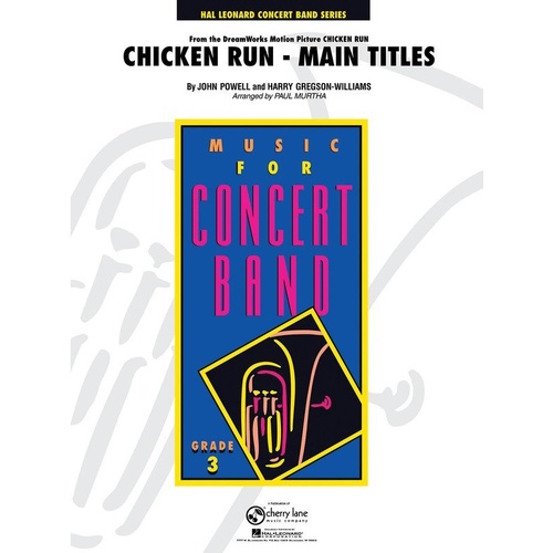 Chicken Run Main Titles - CB3 SC/PTS for Band