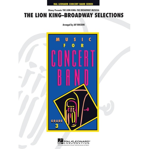 Lion King Broadway Selections Concert Band 3 Youth Band3 (Music Score/Parts)