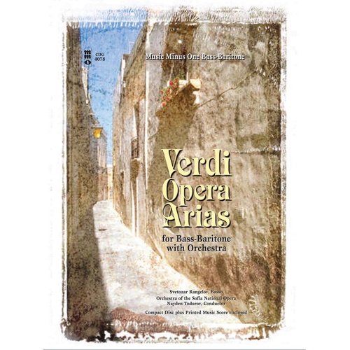 Verdi - Bass Baritone Arias Book/CD (Softcover Book/CD)