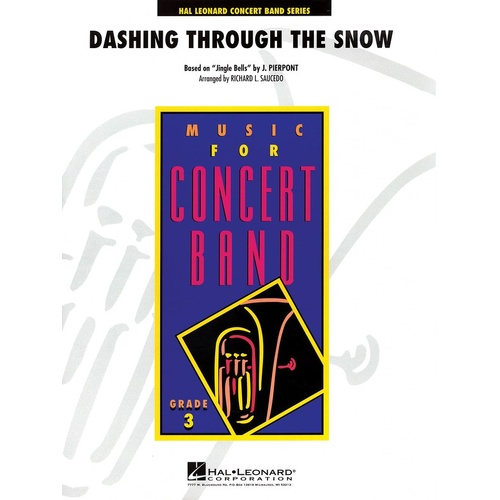 Dashing Through The Snow (Jingle Bells) Concert Band 3 (Music Score/Parts)