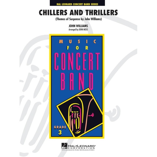 Chillers And Thrillers John Williams Themes Concert Band 3 (Music Score/Parts)