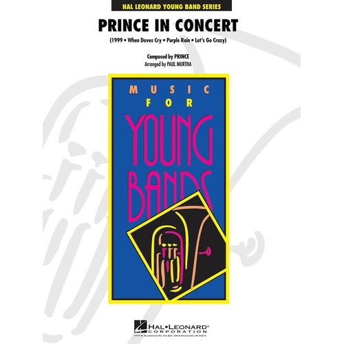 Prince in Concert CB3 SC/PTS for Band - Featuring Hits like Purple Rain, 1999, When Doves Cry, Let's Go Crazy