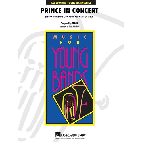 Prince in Concert CB3 SC/PTS for Band - Hal Leonard
