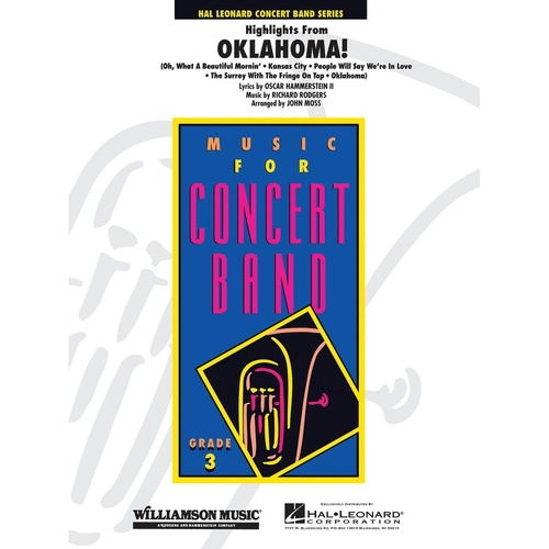 Oklahoma Highlights Concert Band Gr 3 (Music Score/Parts)