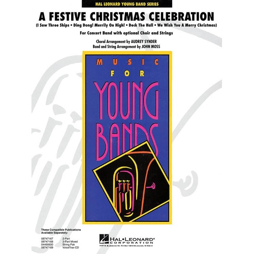 Festive Christmas Celebration Concert Band 3 (Opt CHL So) (Music Score/Parts)
