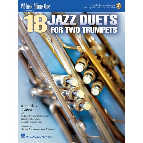 18 Jazz Duets For 2 Trumpets Book/CD (Softcover Book/CD)