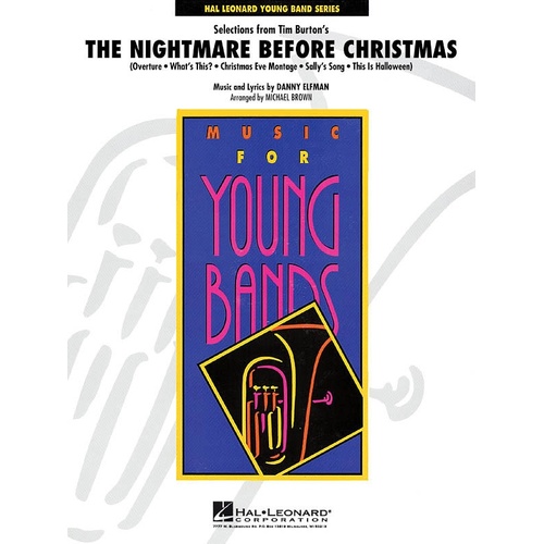 Selections From Nightmare Before Christmas Concert Band 3 (Music Score/Parts)