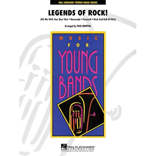 Legends Of Rock! Concert Band 3 (Music Score/Parts)